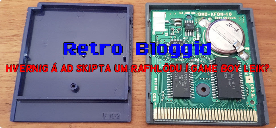 Hvernig skipta á um rafhlöðu í Game Boy leik