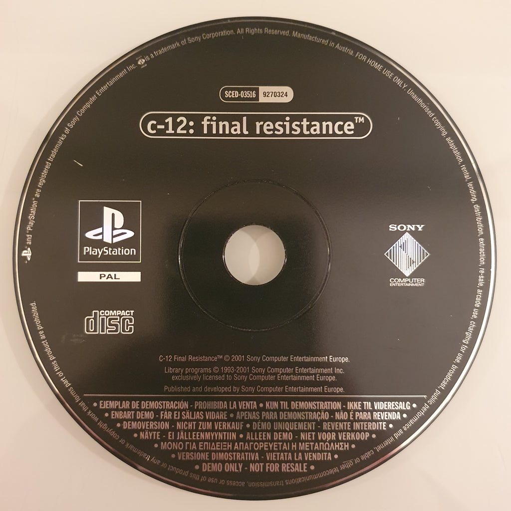 C-12: Final Resistance