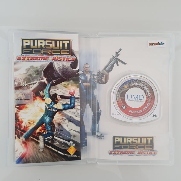 Boîte Vide + Notice Pursuit Force Extreme Justice - PlayStation PSP - Bon état